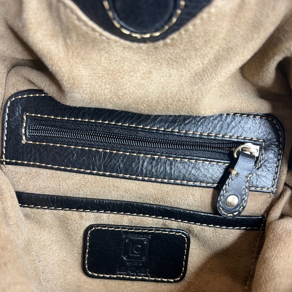 Liz Claiborne Floral Black and White Dandelion Women's Bag, NWOT - Picture 10 of 10